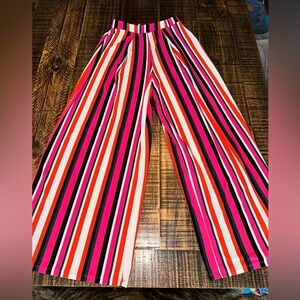 Wide Leg Striped Pants size XS